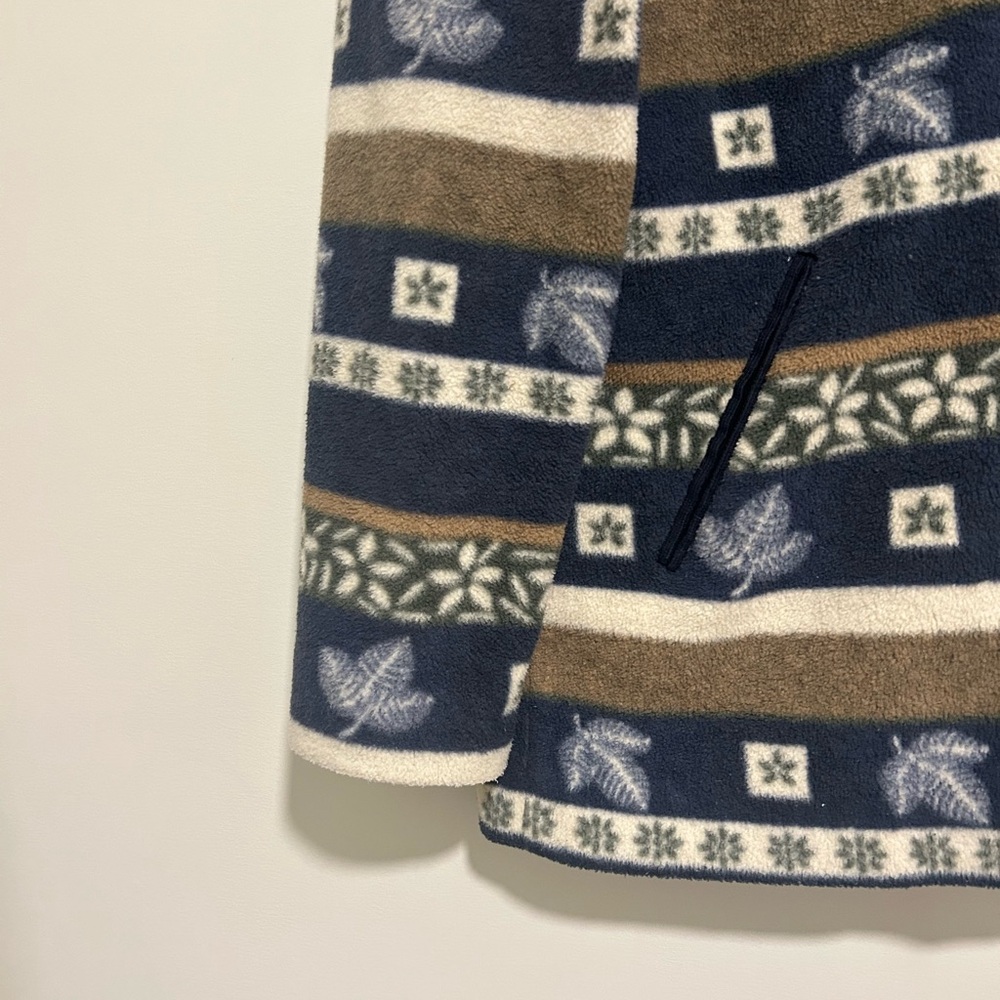 Proportion Petite Fleece Jacket With Button Up Closure - Picture 2 of 6